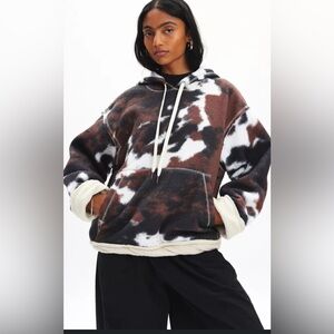 BDG Keaton Oversized Fleece Lined Hoodie Sweatshirt